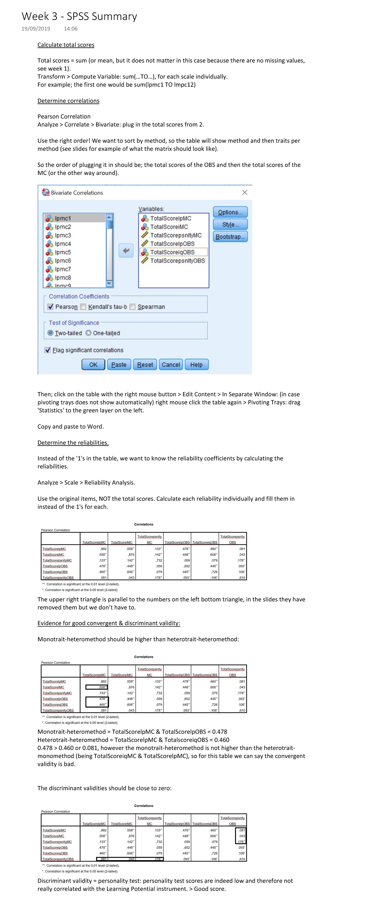 spss-summary-week-3-calculate-total-scores-total-scores-sum-or