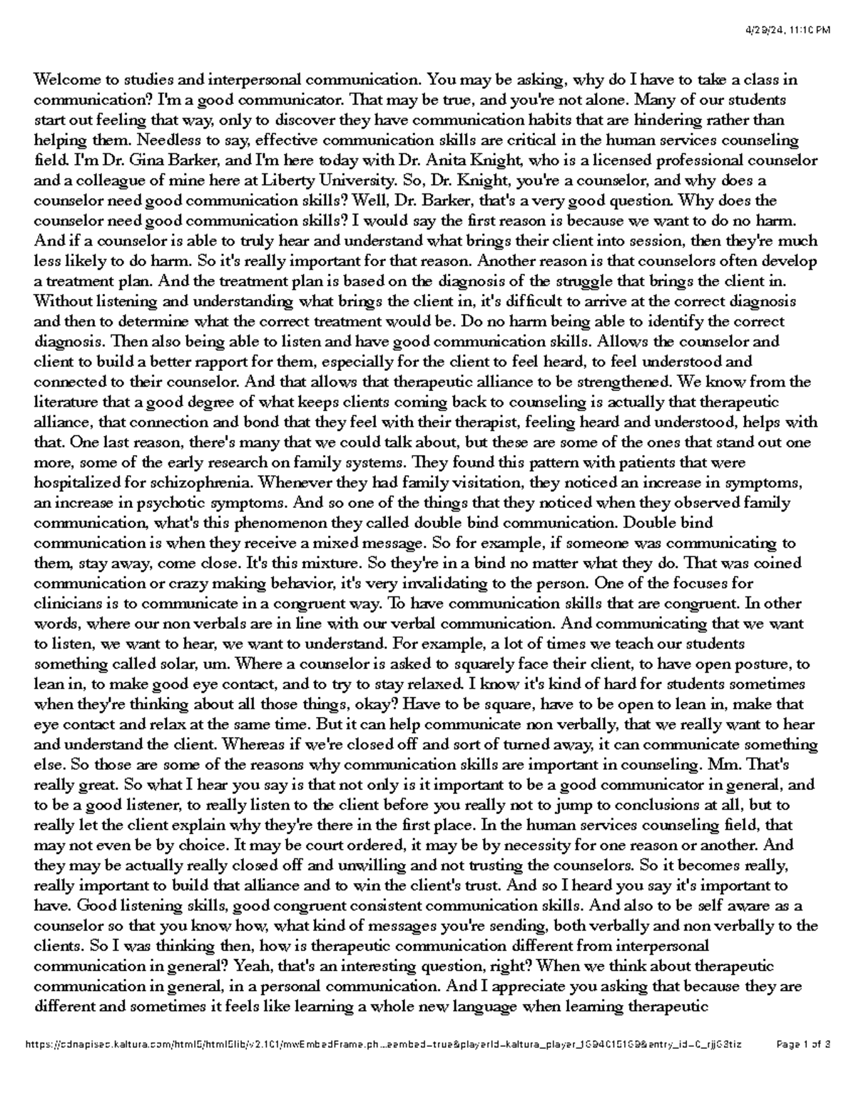 Module 1 Vid Transcript 4 29 24 11 10 Pm Studocu