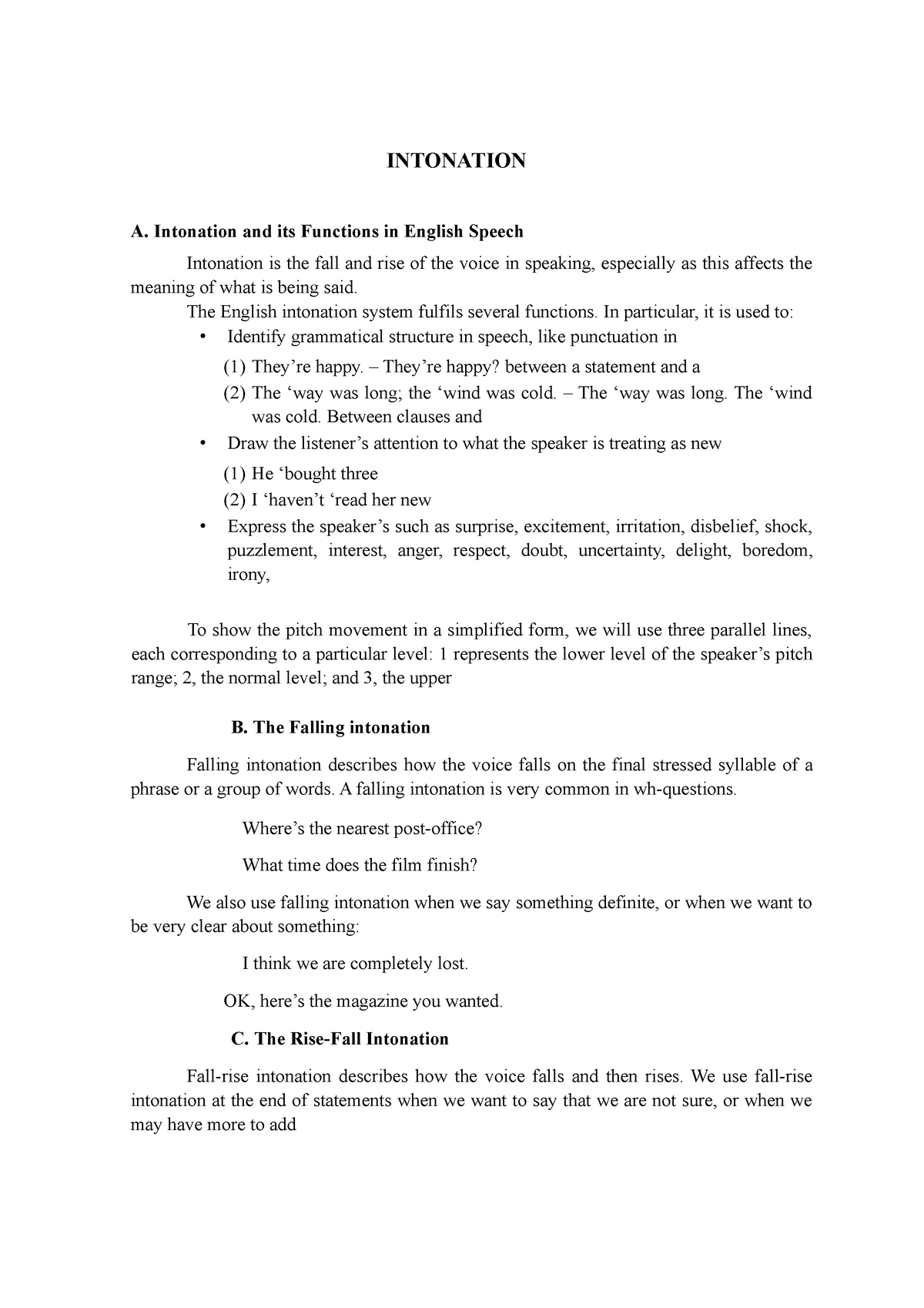 intonation-intonation-a-intonation-and-its-functions-in-english