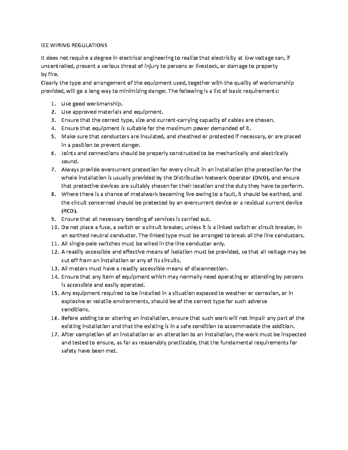 The Iee Wiring Regulations Explained And Illustrated 16th Ed