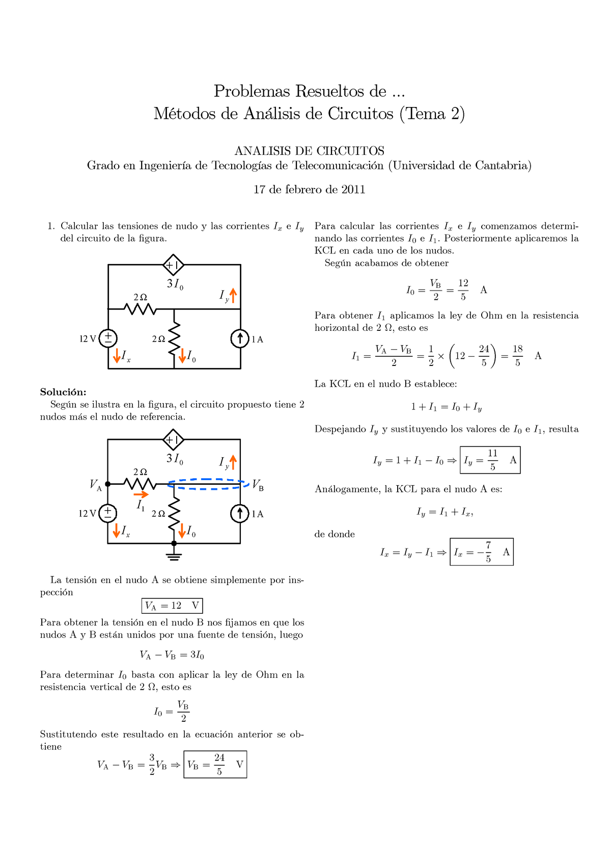 Problemas Resueltos Tema 1 - Problemas Resueltos De ... MÈtodos De An ...