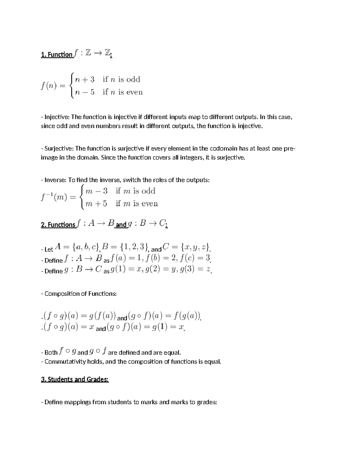 Math Assignment unit 2 - Summary Mechanics of material - Function ...