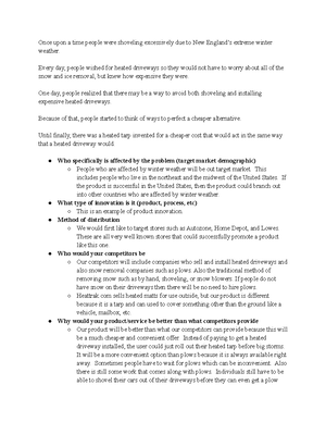 ENTR 3000 Spring 2017 Exam 2 Study Guide - ENTR 3000 Spring 2017 Dr ...