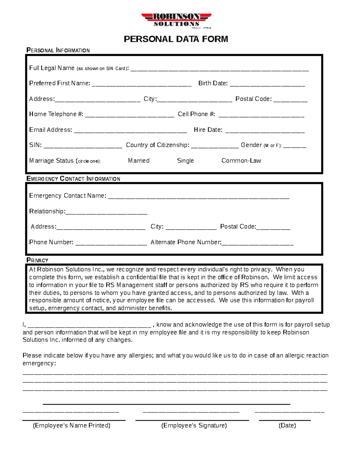 TOY Personal Data form.doc - Google Docs - ROBINSON SOLUTIONS Division ...