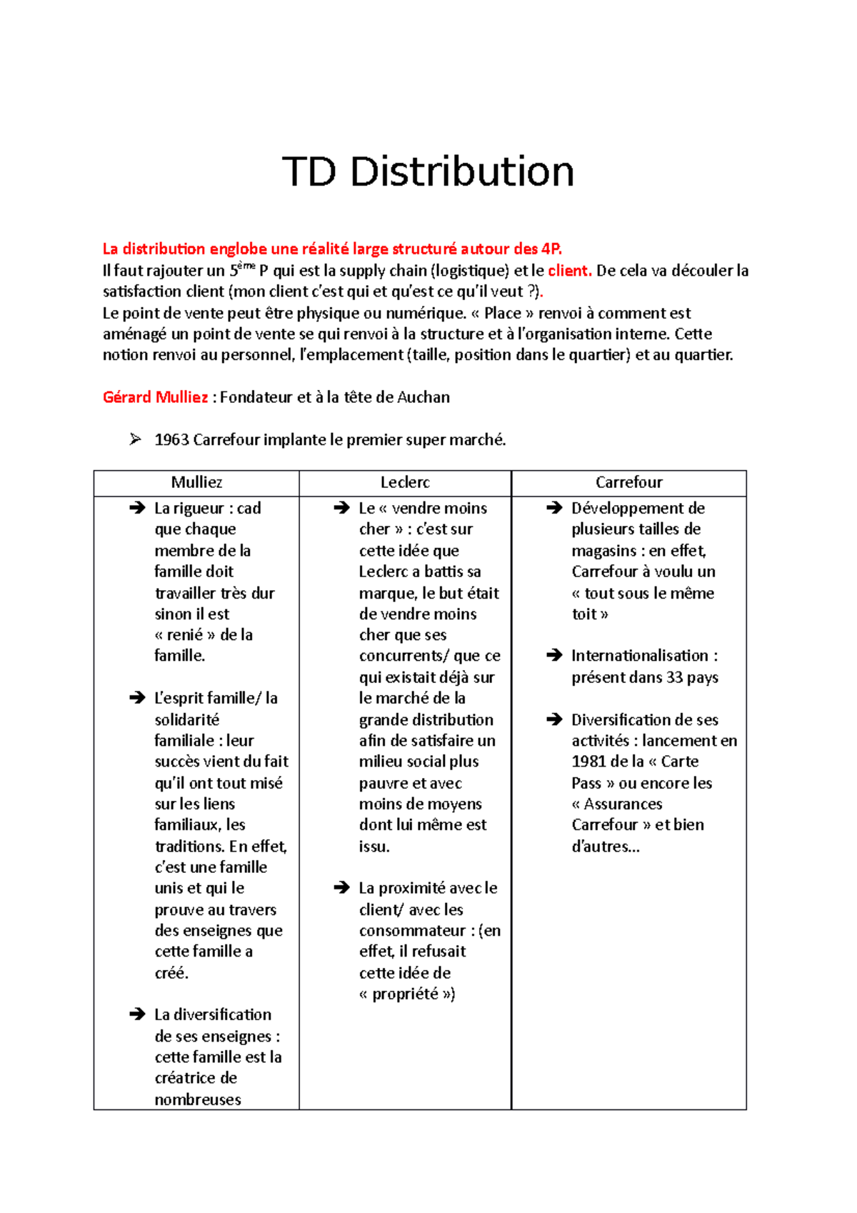 TP Distribution - TD Distribution La distribution englobe une réalité ...