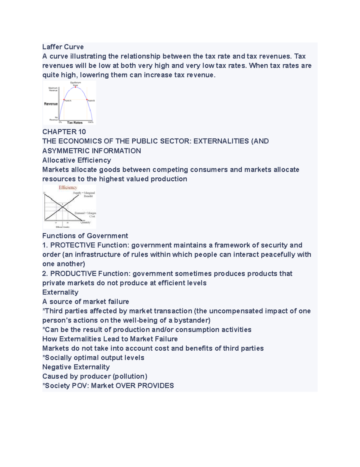 ECO201 #13 (29) - EXAM HELP! - Laffer Curve A curve illustrating the ...