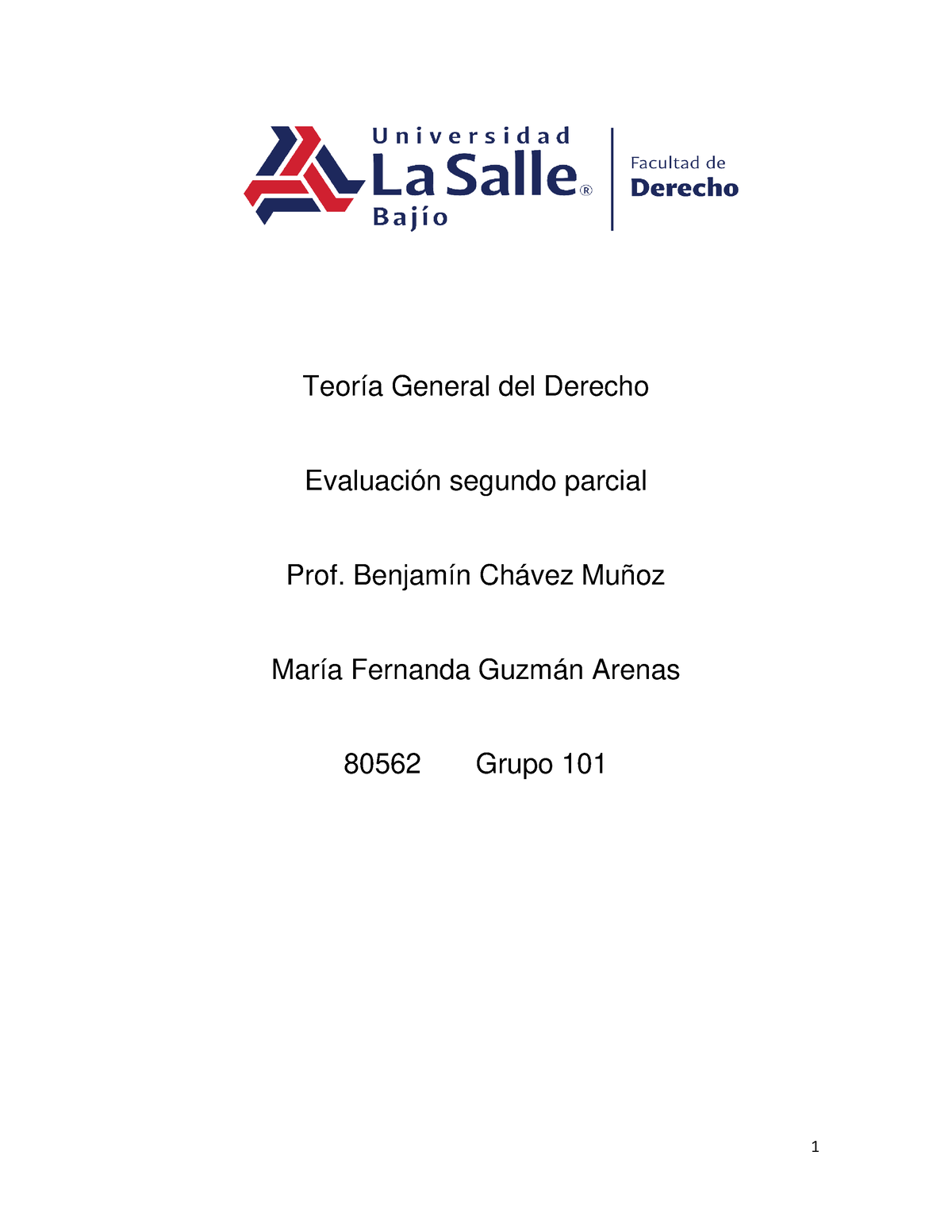 Teoría General Del Derecho 2 - Teoría General Del Derecho Evaluación ...