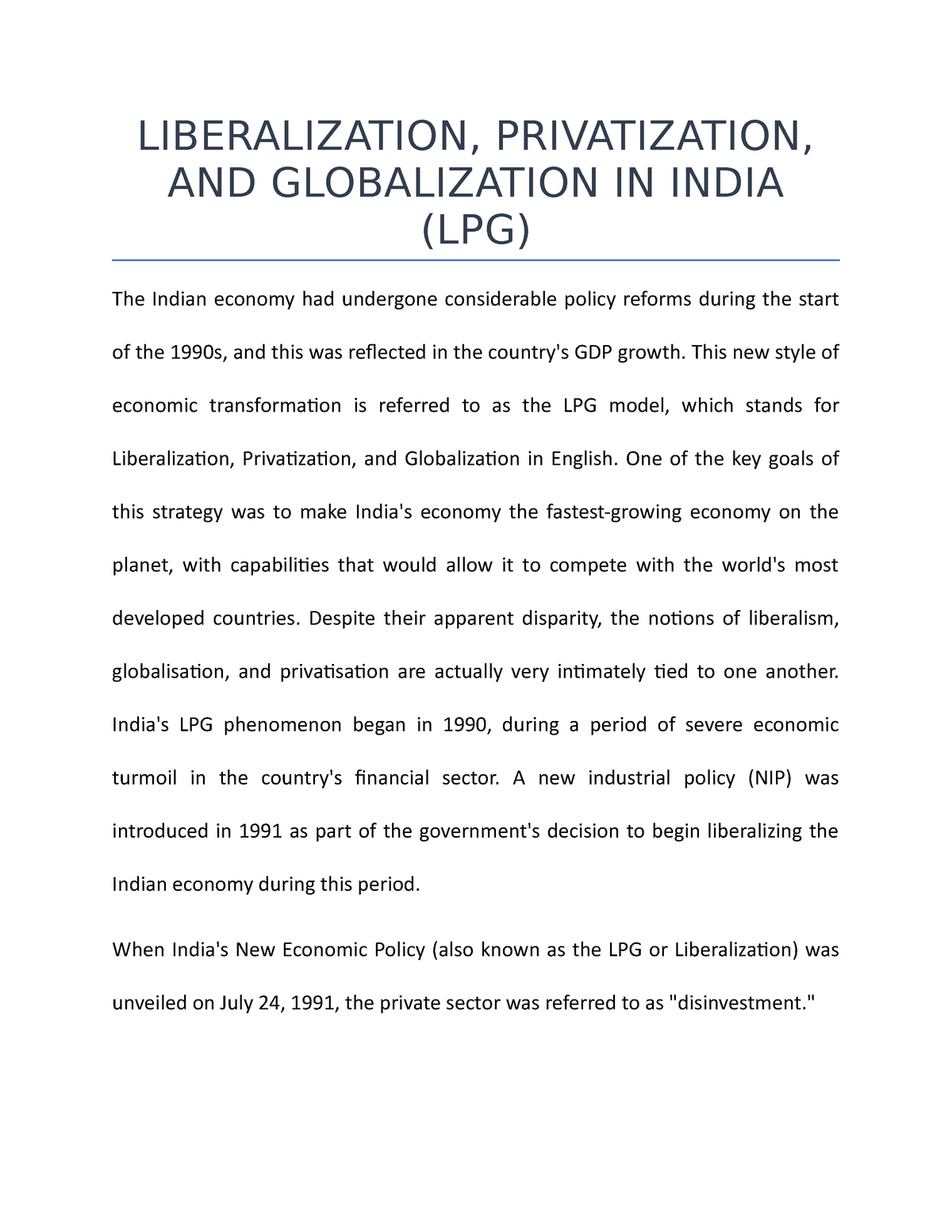 liberalization-privatization-and-globalization-in-india-lpg