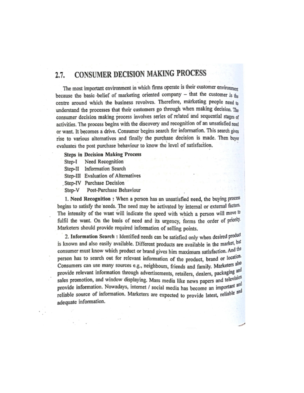 Consumer Decision Making Process Marketing Management Studocu Consumer Decision Making Process Marketing Management Studocu