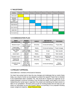 quality management plan assignment