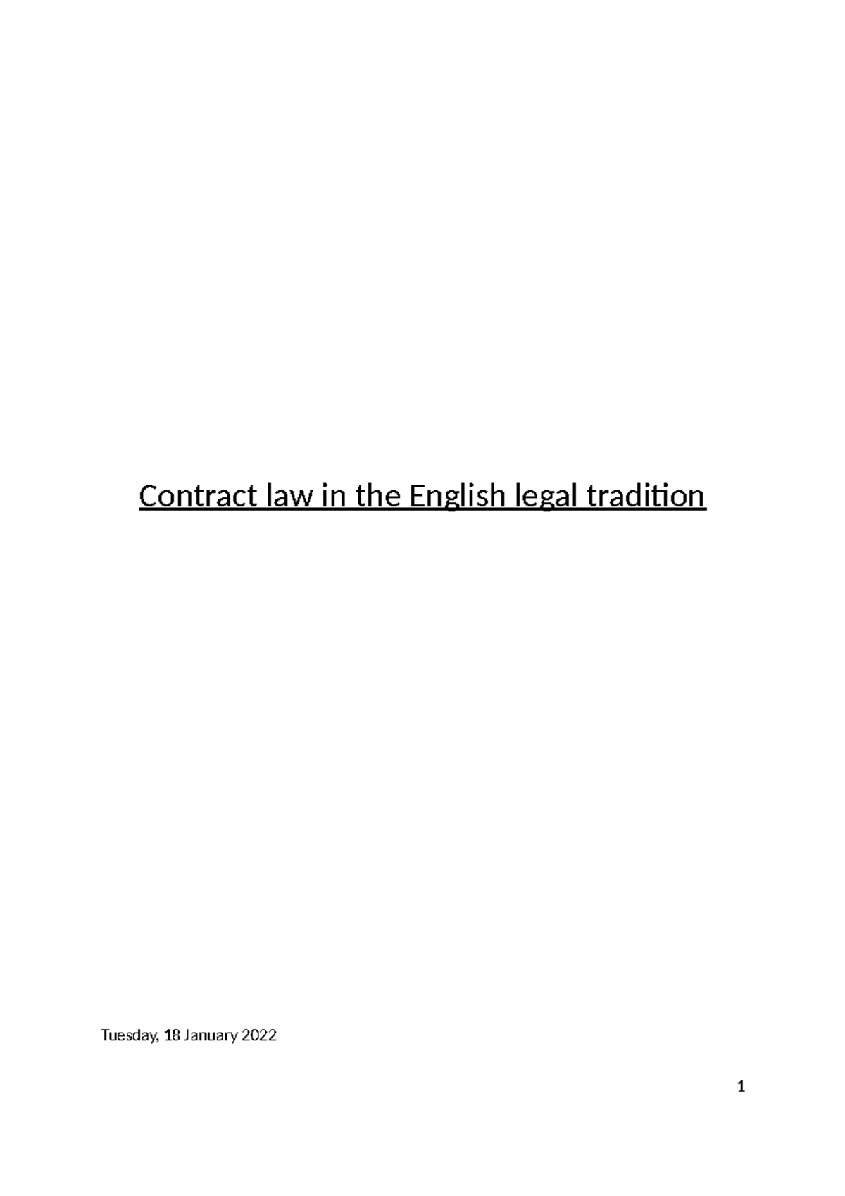 ContractlawintheEnglishlegaltradition 2022 Contract law in the English legal tradition