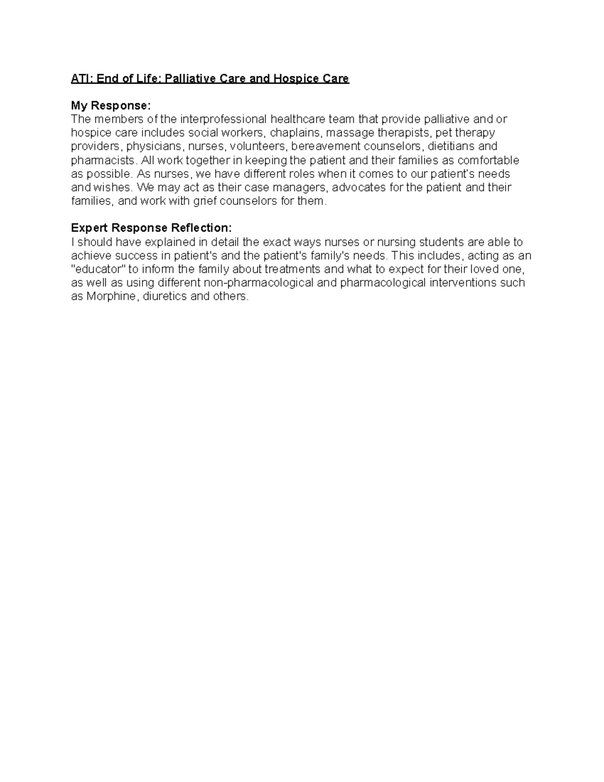 Ati End Of Life Care Quizlet - 63qpyn6