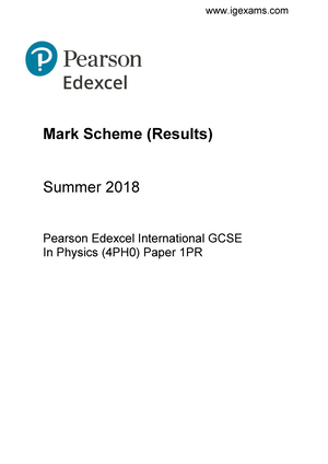 Exam May 2018 - Grade Boundaries Edexcel International GCSE June 2018  Understanding our Edexcel - Studocu