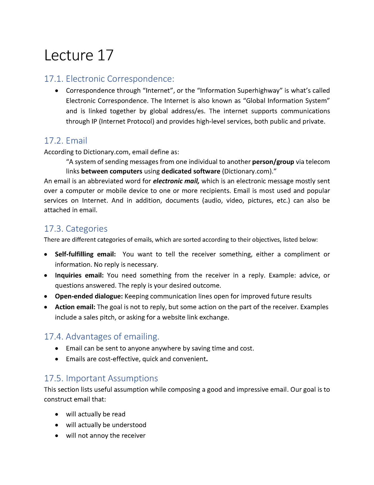 HUM102 Handouts Lecture 17 - Report Writing Skills - CUI - Studocu