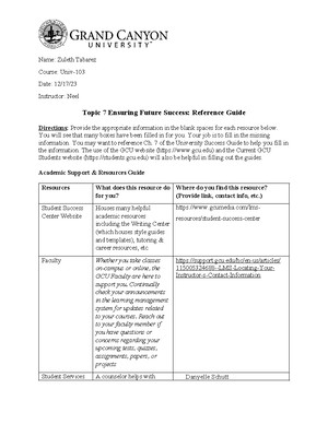 UNV 104 RS T2 Annotated Reference List - Name: Zuleth Tabarez Course ...