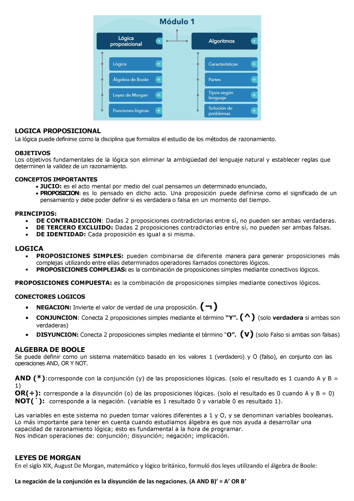 Resument - Resumen - LOGICA PROPOSICIONAL La LÛgica Puede Definirse ...