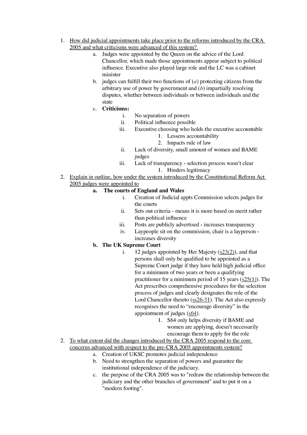 Public t11 tutorial work How did judicial appointments take place