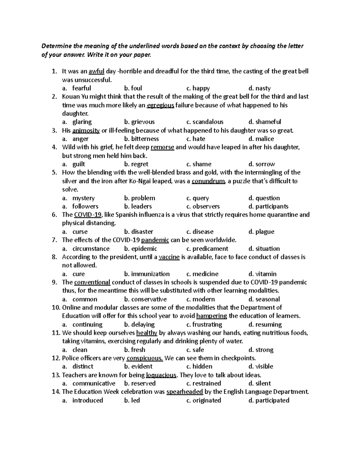 assessment-2-determine-the-meaning-of-the-underlined-words-based-on