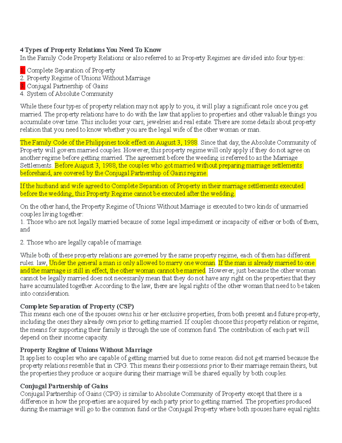 4 Types of Property Relations You Need To Know The property relations