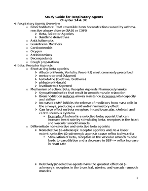Chapter 5 Pharm Study guide - Chapter 5 Adverse Drug Reactions Adverse ...