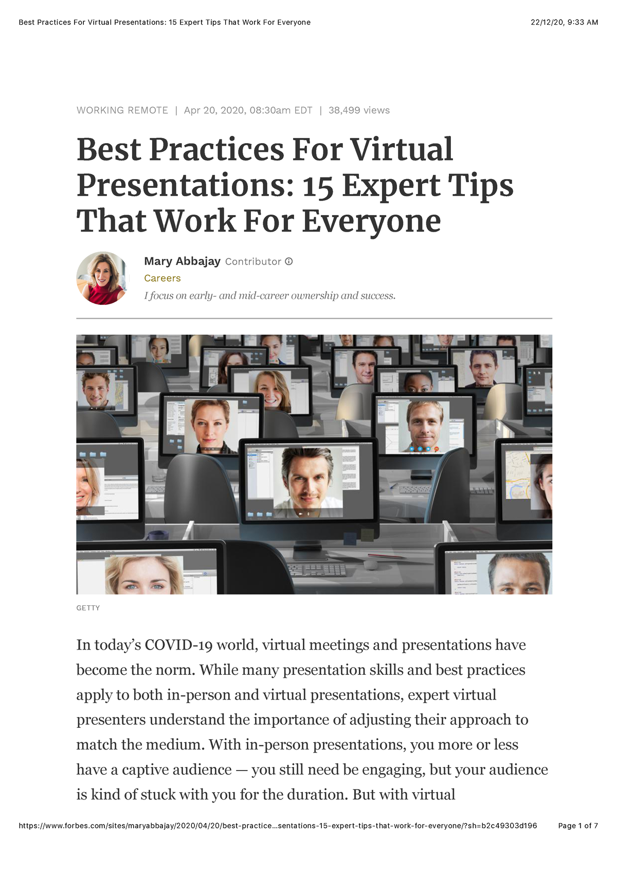 best practices for virtual powerpoint presentations