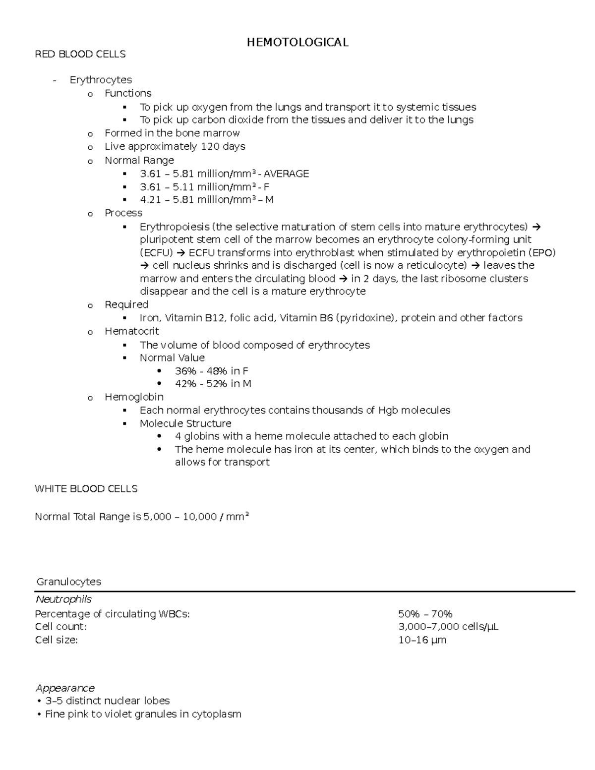 Hematological - Medical-Surgical Nursing: Making Connections To ...