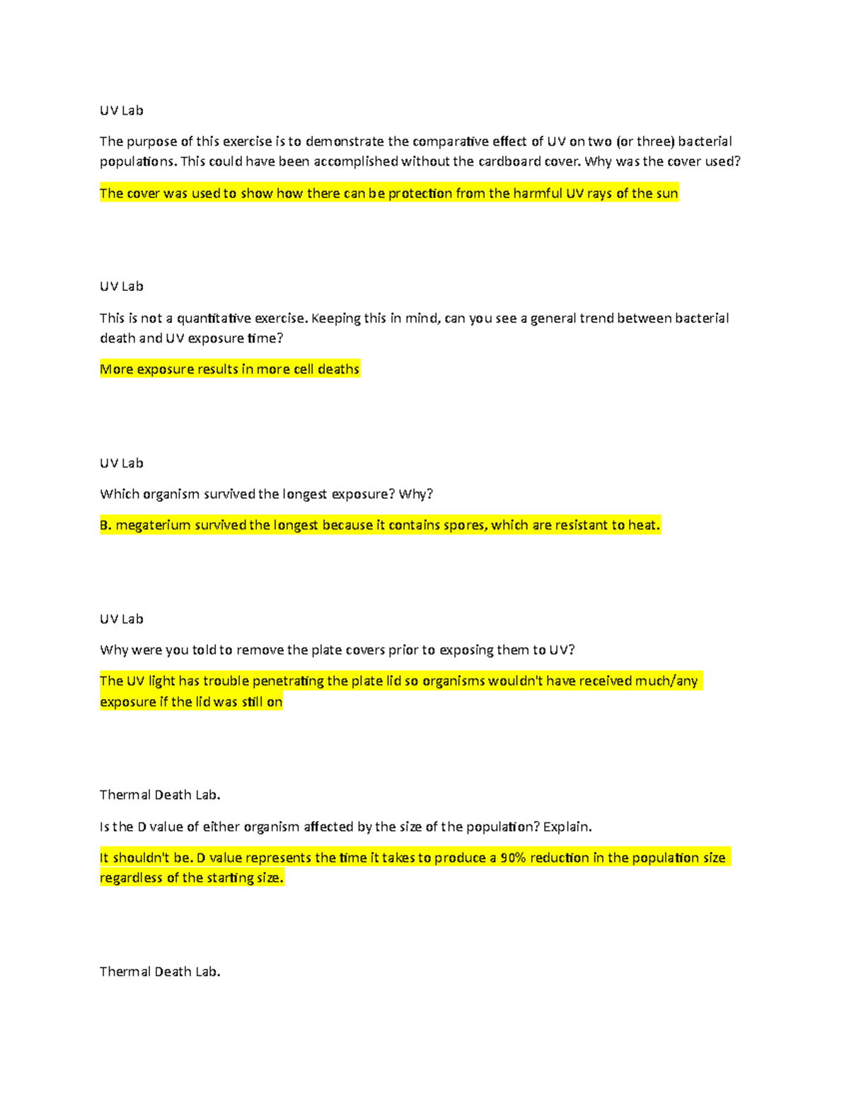 PM9.BIOL 2101 - BIOL 2101 - UV LabThe purpose of this exercise is to ...