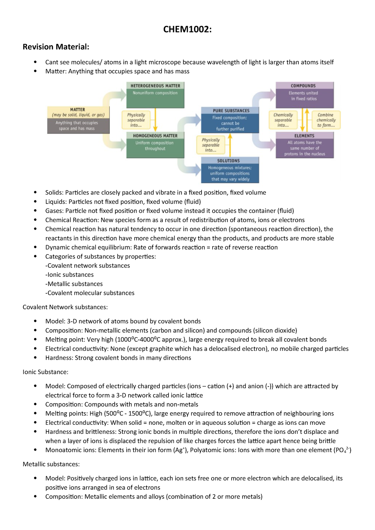 Chem1002 Lecture Notes Uwa Studocu