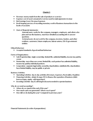 Introduction to Financial Accounting - Chapter 12 Notes - Chapter 12 ...