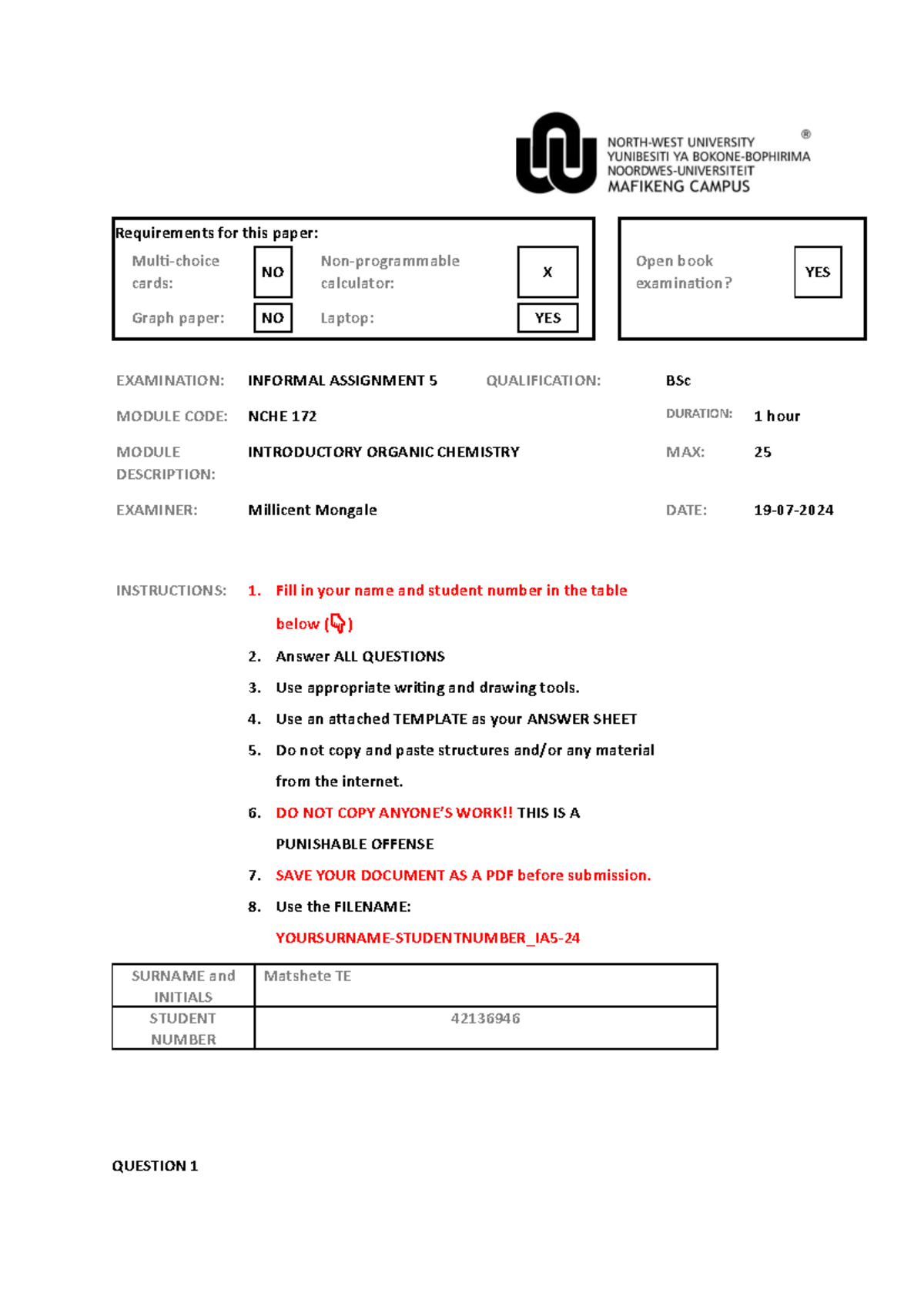 IA 5-24 Copy - assignment questions - Requirements for this paper ...
