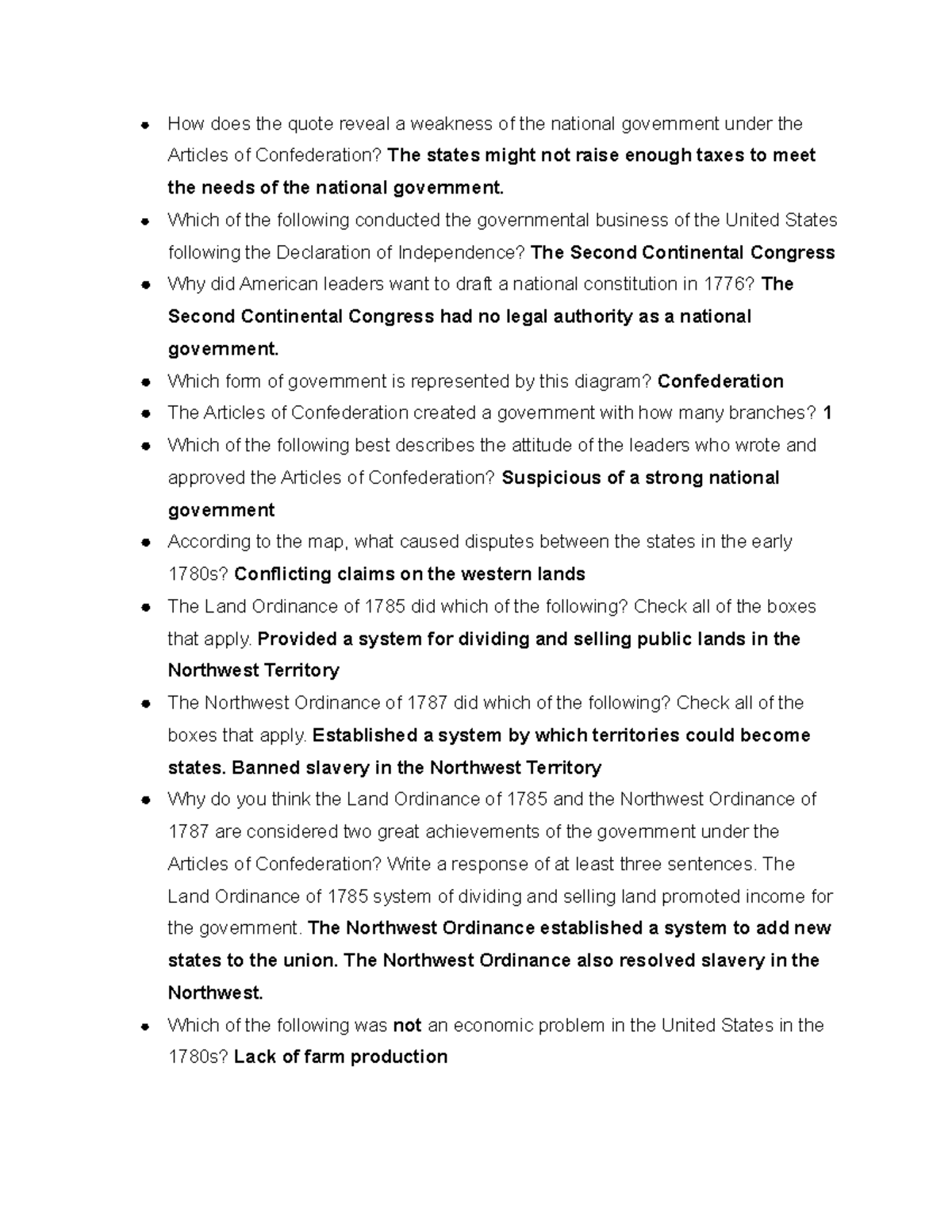 A Weak Confederation Here are some notes that you can use. How does