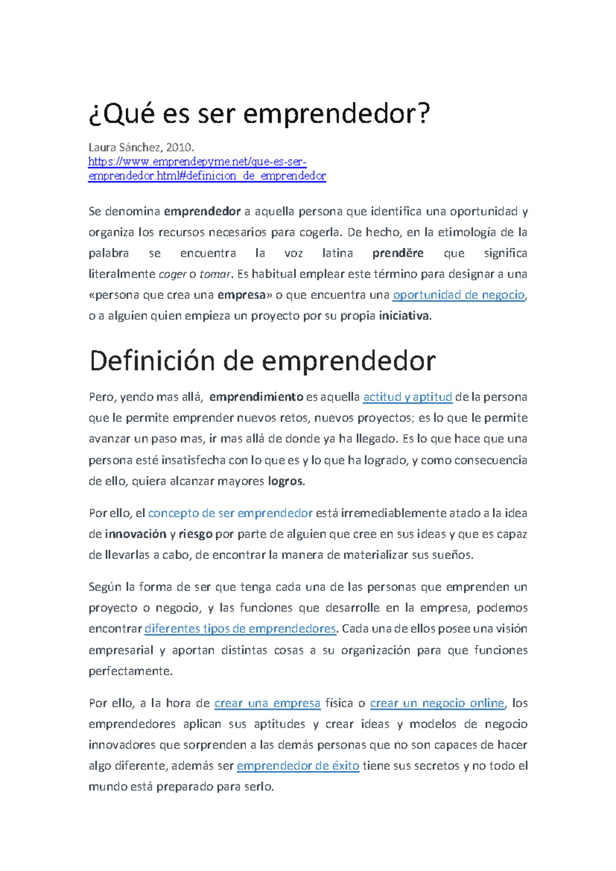 Caracteristicas del emprendedor 2 - ¿Qué es ser emprendedor? Laura ...