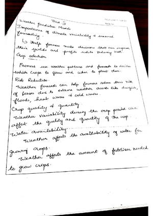 Unit 1 ITA - notes - UNIT I PRECISION FARMING Precision agriculture and ...