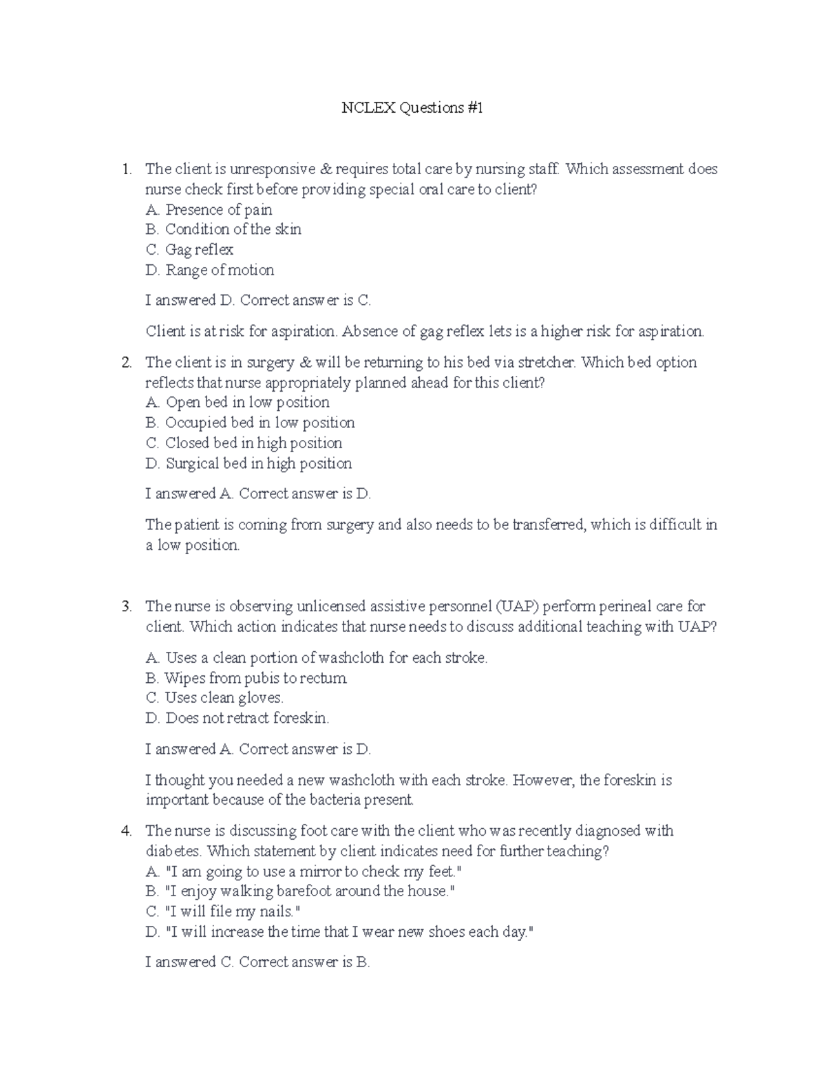 Failed Nclex In 85 Questions - bcphoie