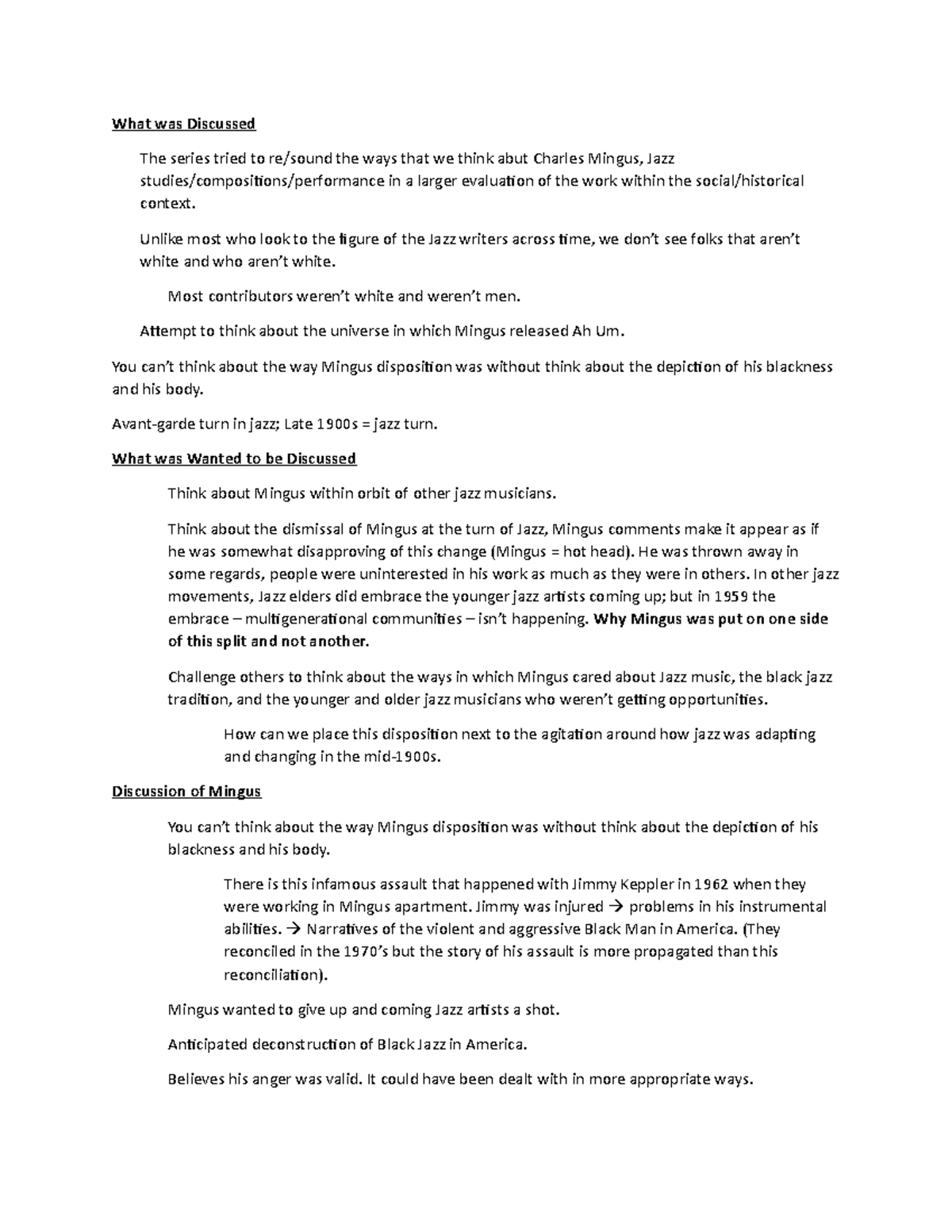 Brittany Proctor Visit. 03 What was Discussed The series tried to re