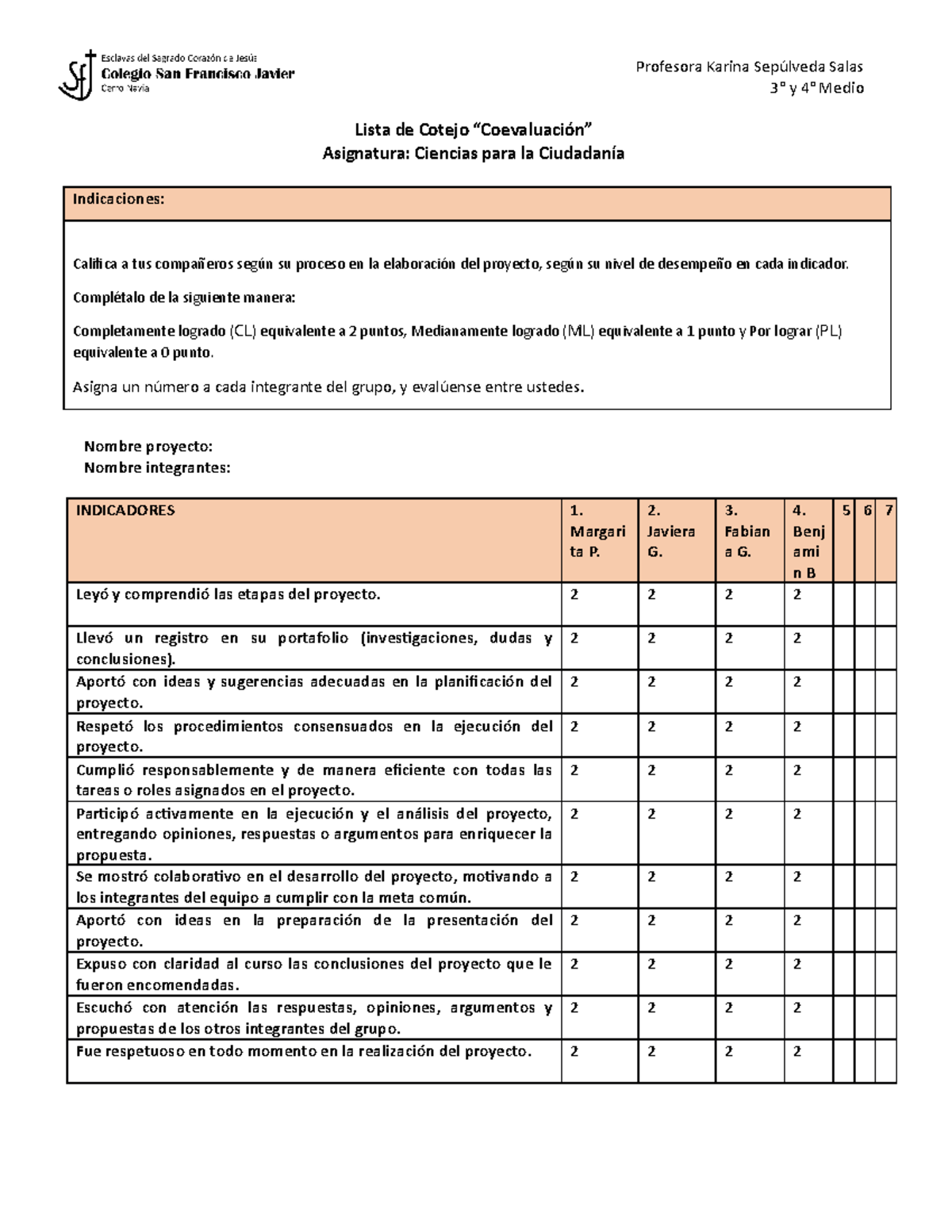 Lista De Cotejo Técnicas De Evaluación Docsity 65a