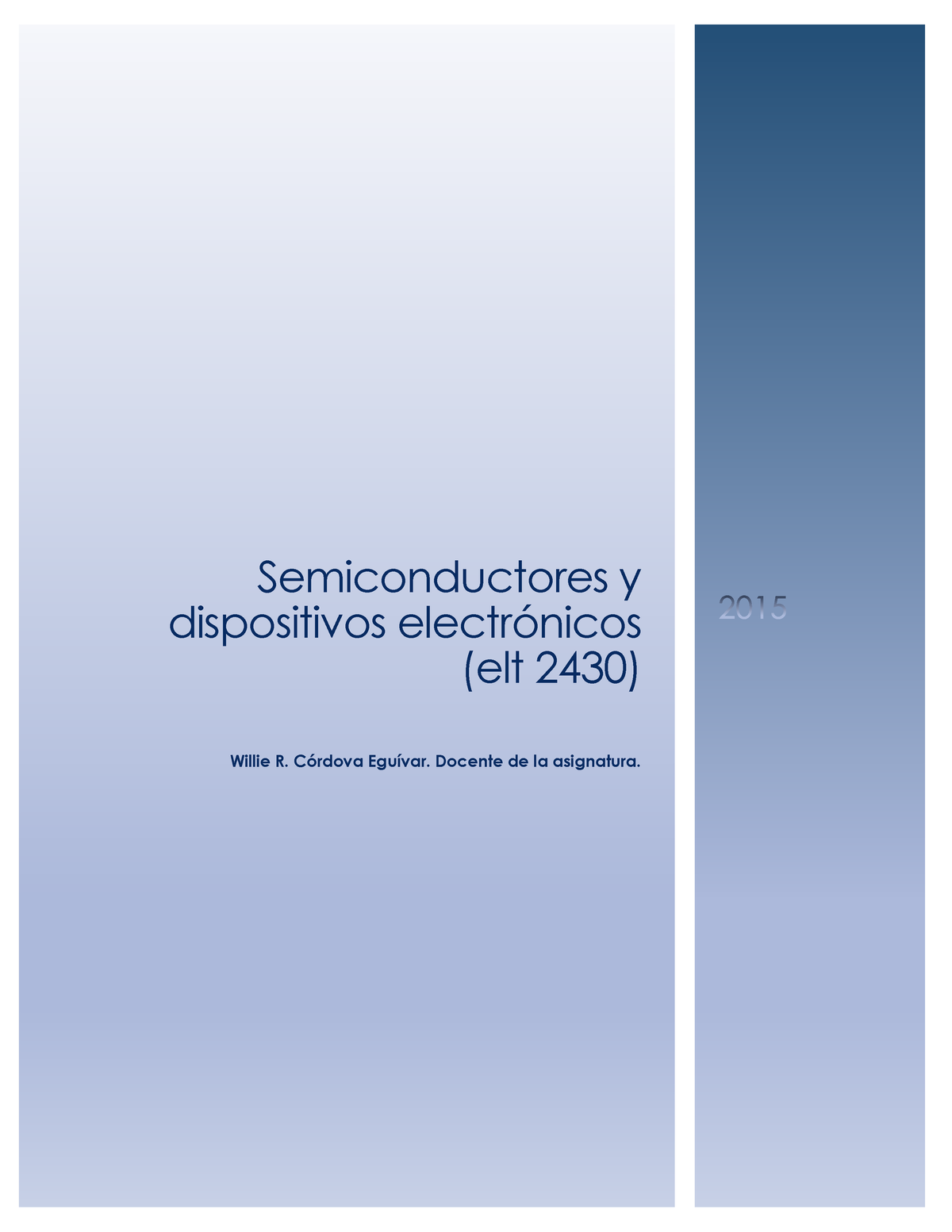 Física De Semiconductores I - Semiconductores Y Dispositivos ...