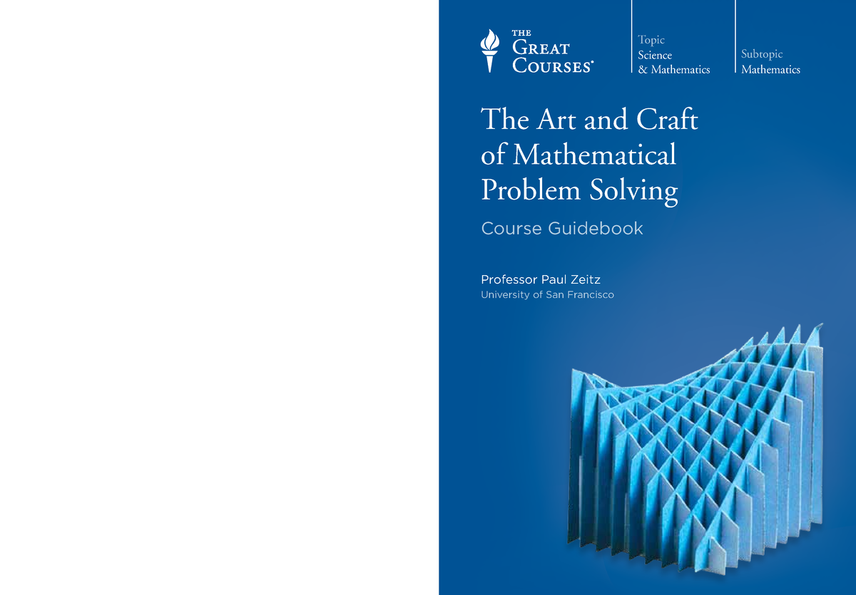 art and craft of mathematical problem solving pdf