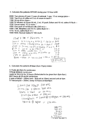 Pharm. Med Admin- Calculations - Medication Administration ...