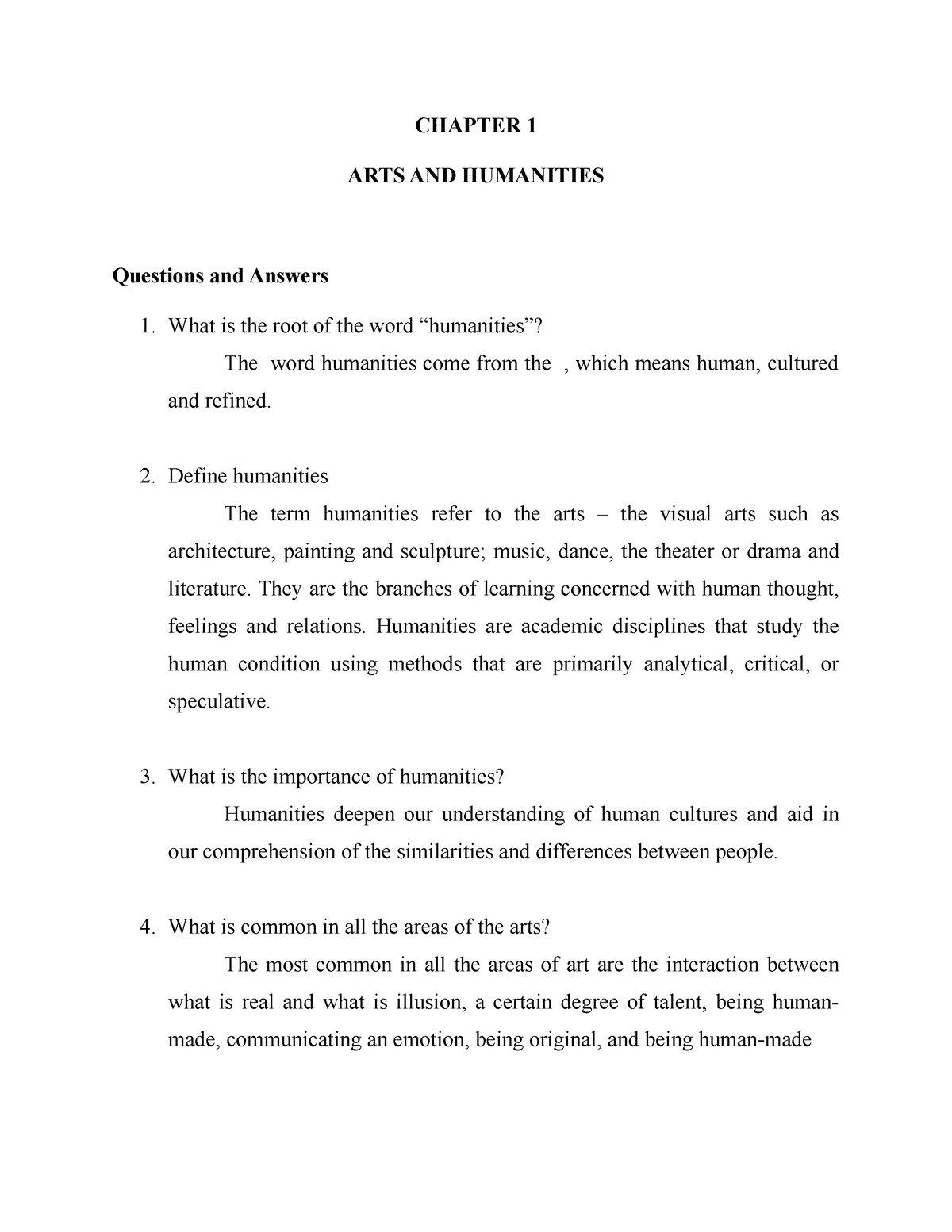 arts-and-humanities-chapter-1-arts-and-humanities-questions-and