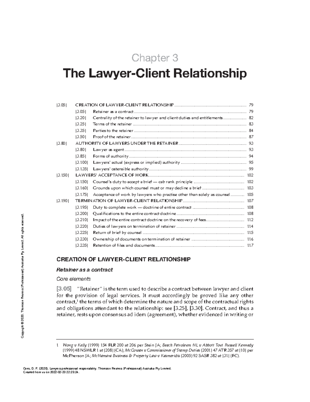 Chapter 3 The lawyer client relationship Chapter The Lawyer Client
