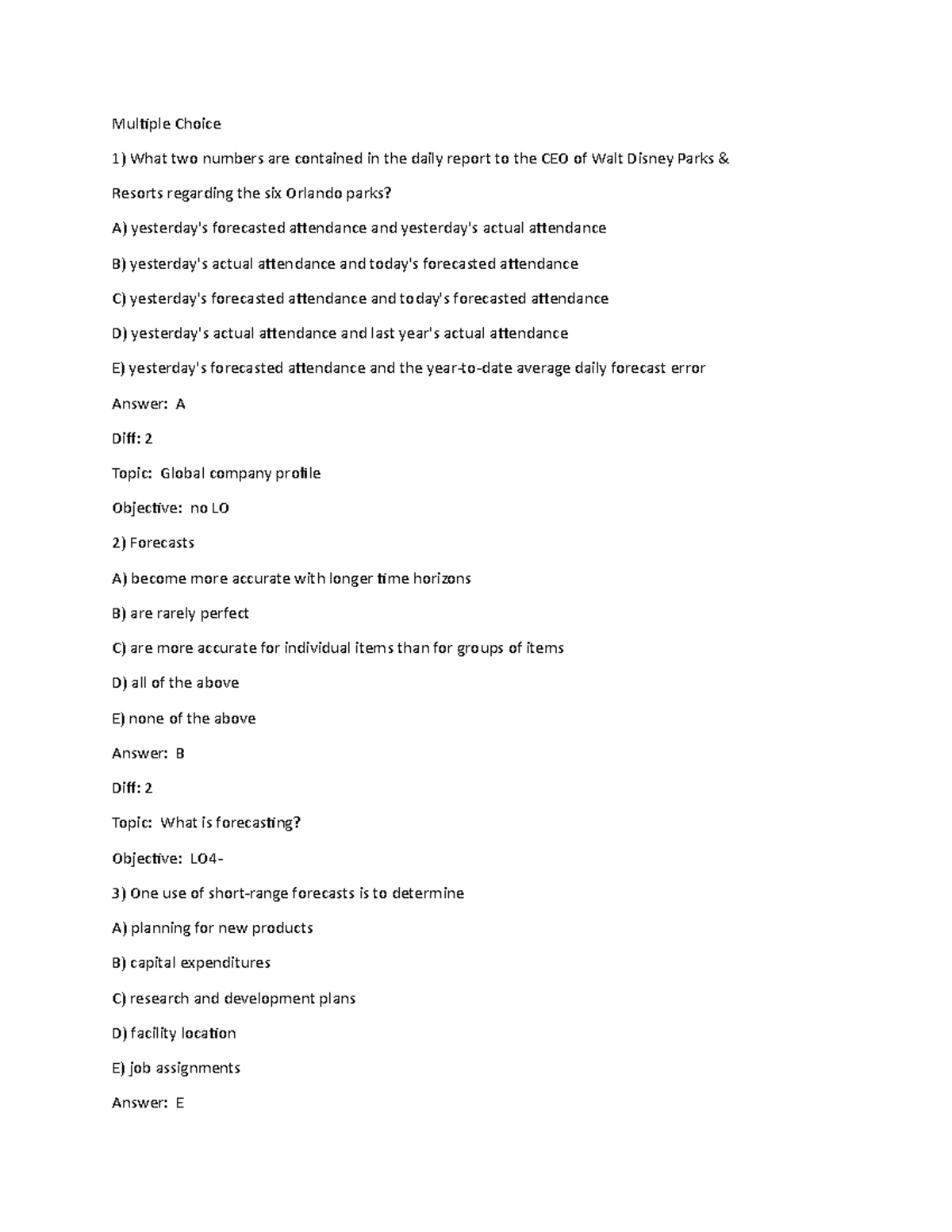 Multiple Choice - notes - MulƟple Choice What two numbers are contained ...