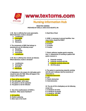 CHN C12 - CHN - NCM 104 LECTURE \ PPT \ FIRST SEMESTER CHAPTER 12 ...