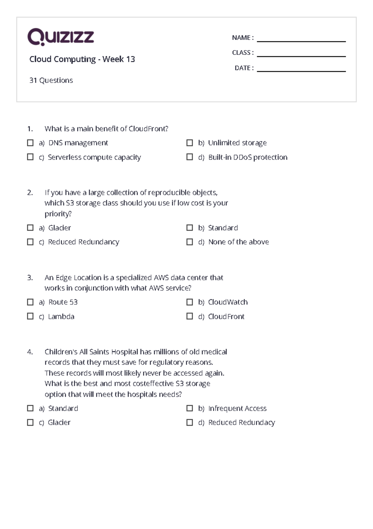 Week 13 tutorial !"& '("))& *"+& !" " " Studocu