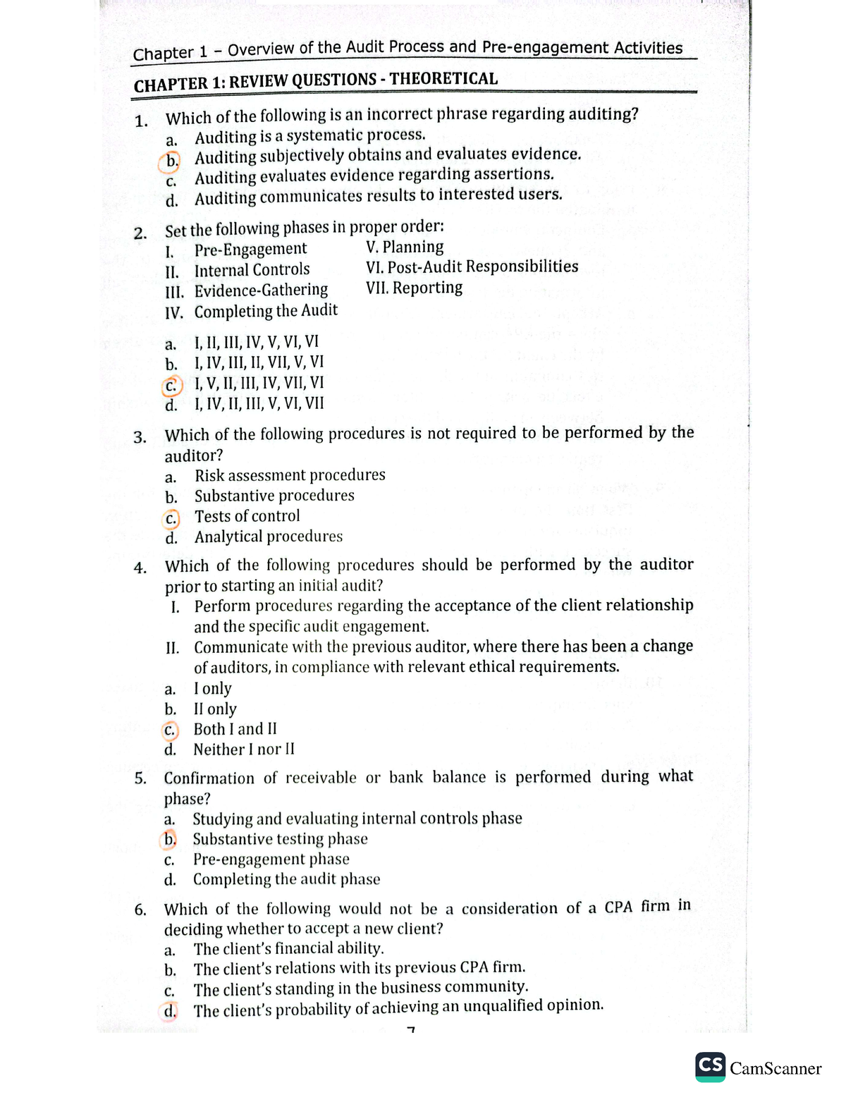 AUD 1 - Auditing 1 - BS Accountancy - Studocu