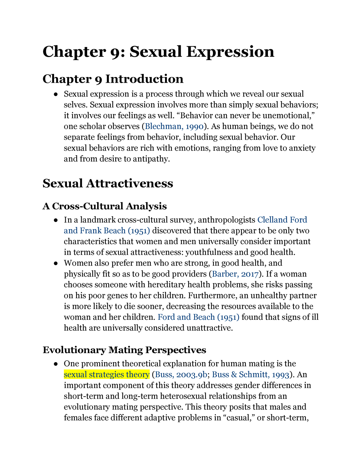 Human Sexuality Chapter 9 Notes Chapter 9 Sexual Expression Chapter 9 Introduction Sexual 0049