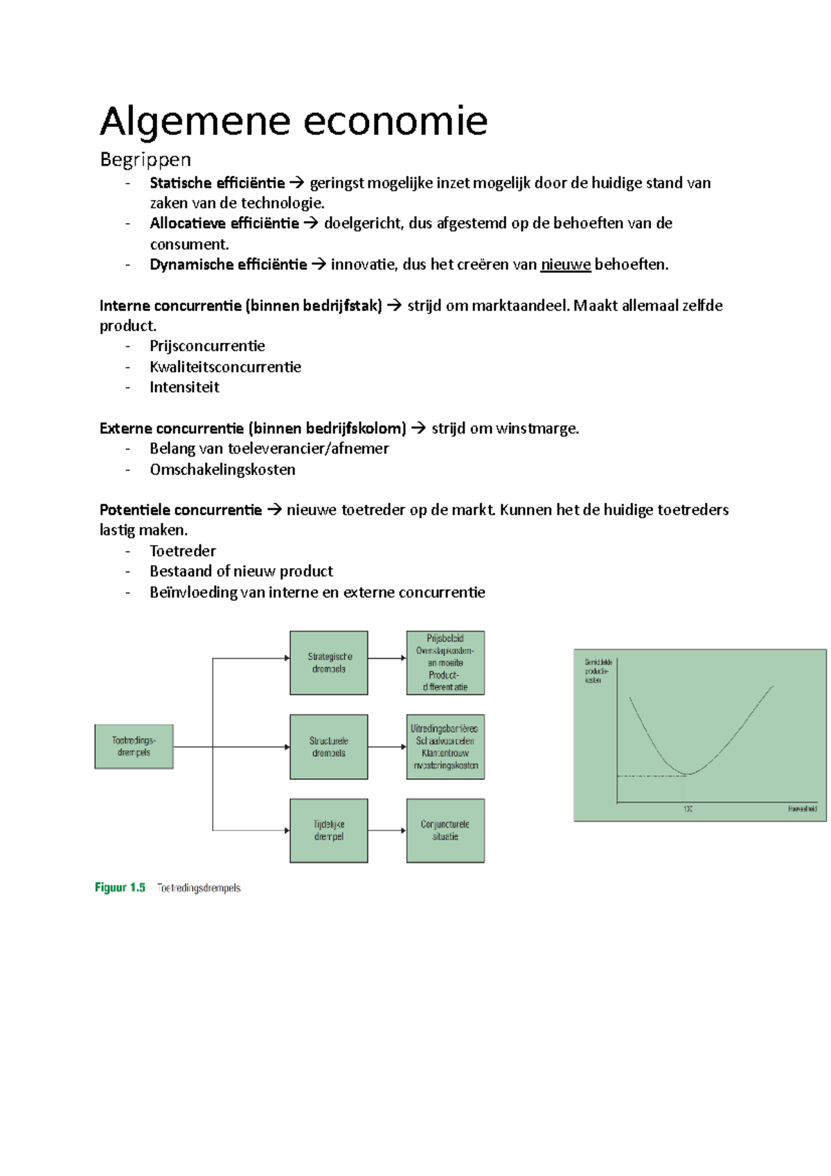 Algemene Economie Oefenmateriaal - Studeersnel