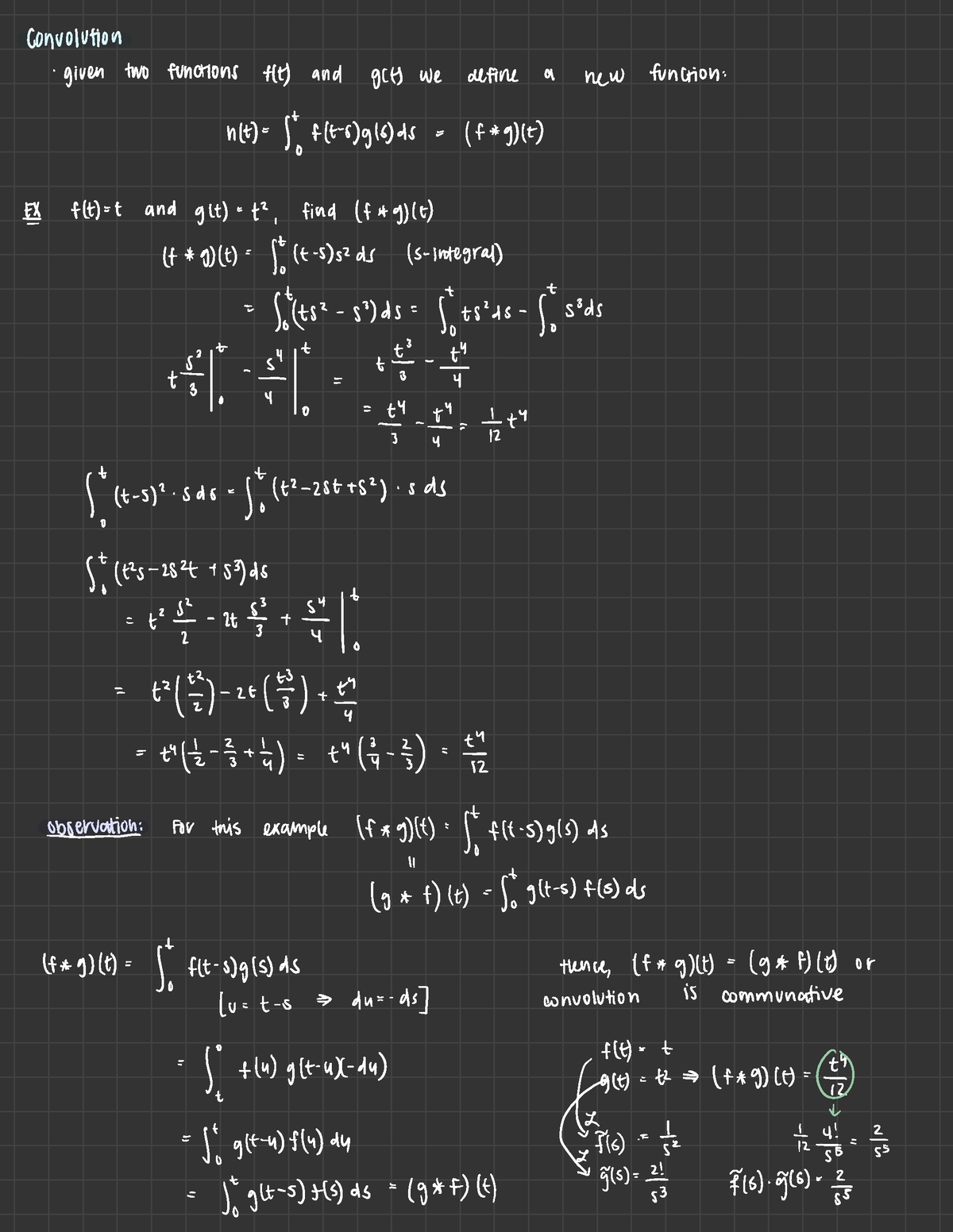 Convolution - Convolution given two functions tlt and guy we define a ...