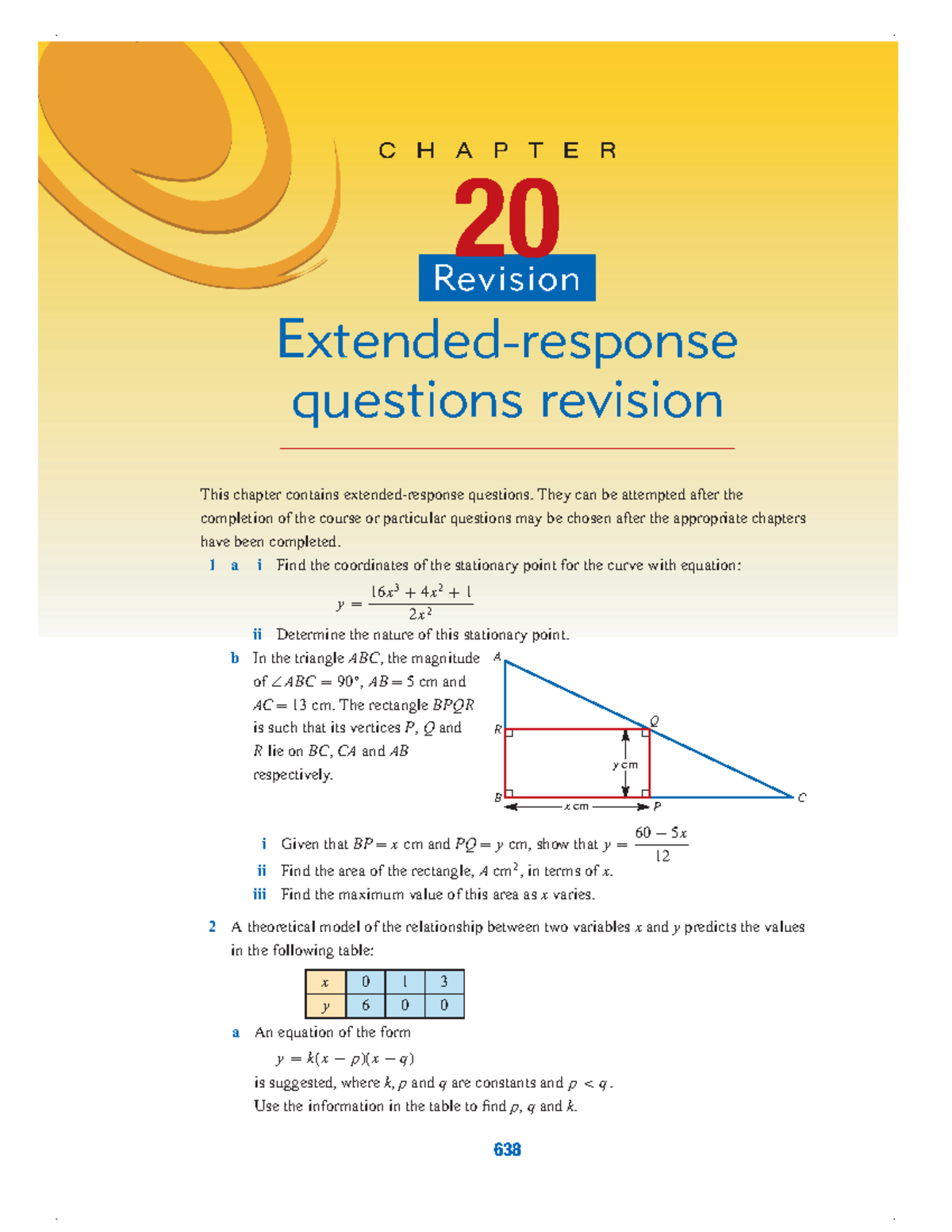 Ch20 - University Mathematic Course Helpful Lecture Notes - MA1 - USyd ...