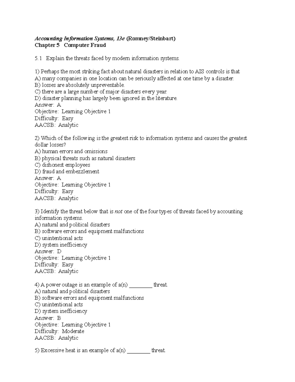 Chapter 5 - Intermediate Accounting - Accounting Information Systems ...